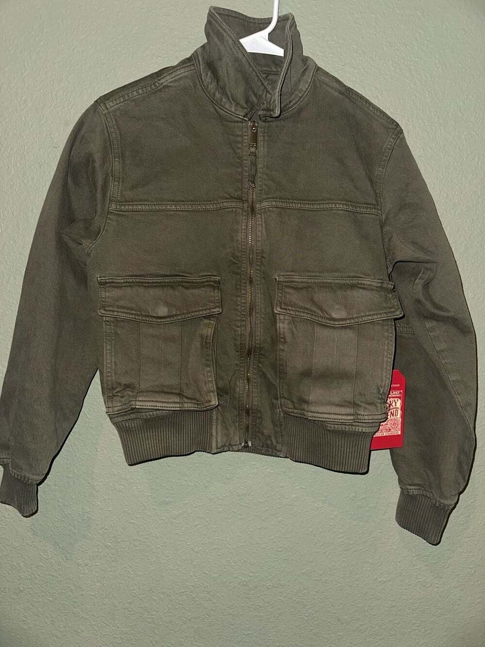 Lucky Legend American Mfg. Co. Limited Edition Olive Green Canvas Bomber Jacket